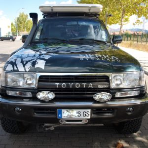 Soporte winch Toyota HDJ 80